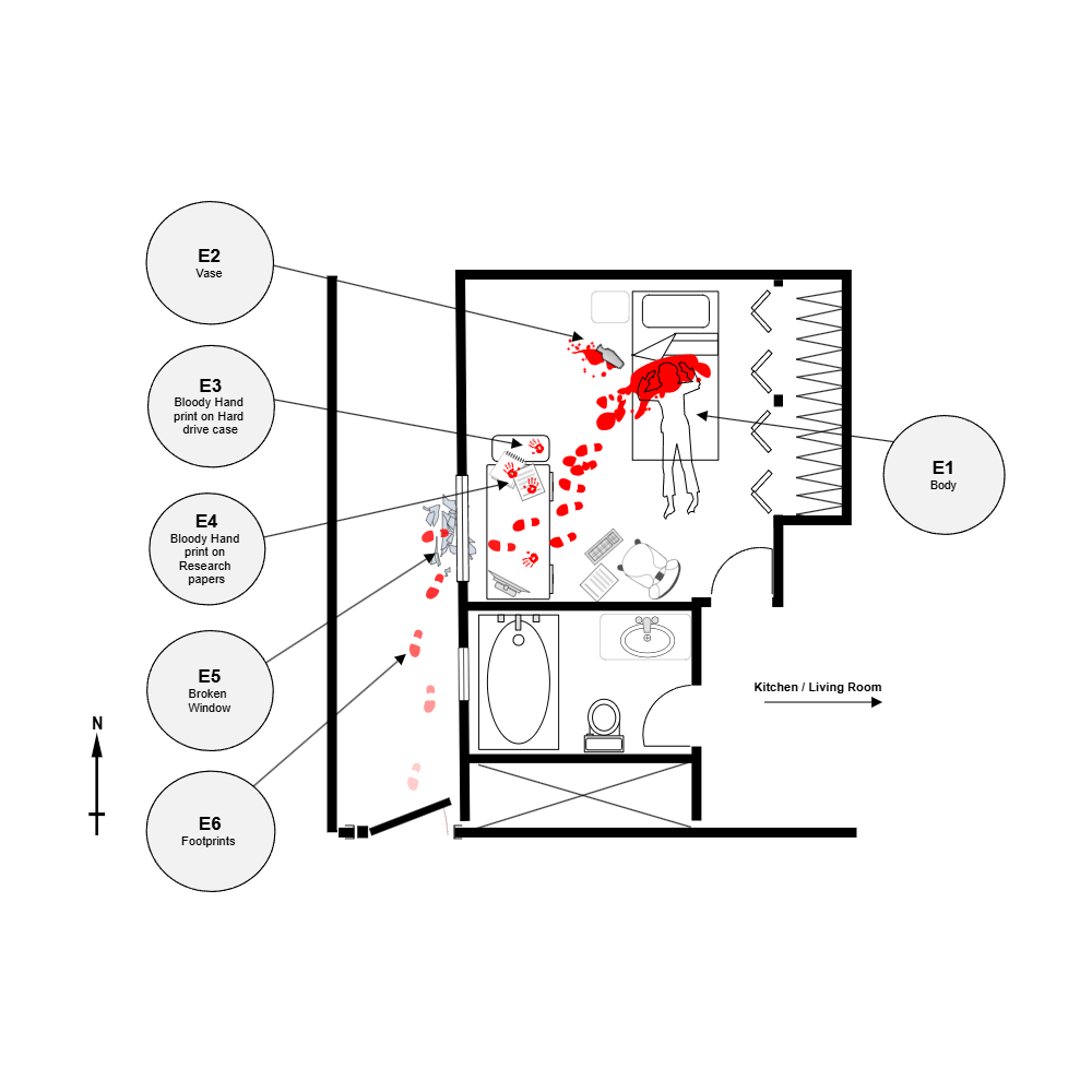 Example Image: Crime Scene - Apartment 