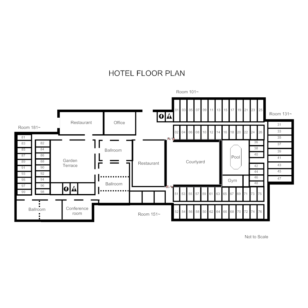 Hotel Space Plan