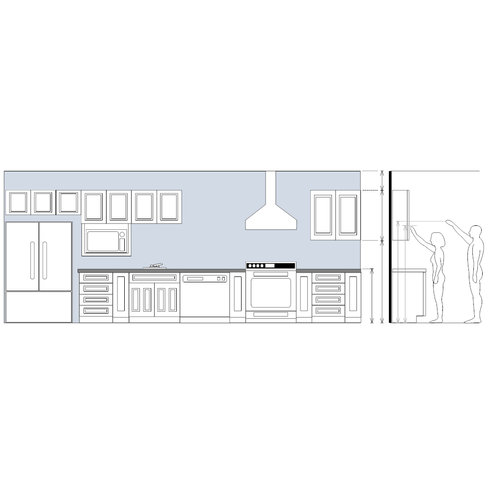 Example Image: Kitchen Elevation Plan