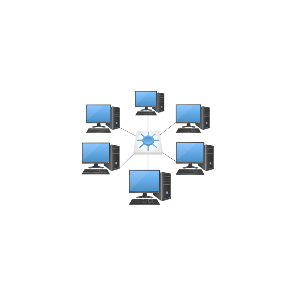 Example Image: Star Network Topology