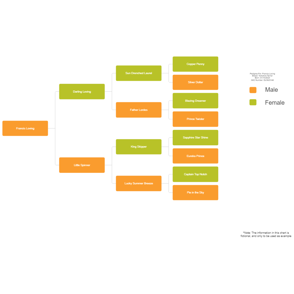 Dog Pedigree Chart