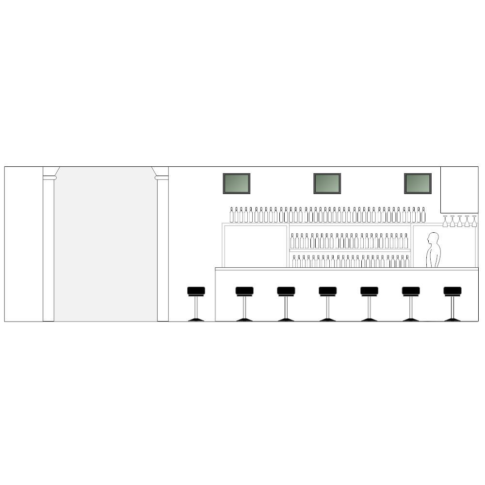 Example Image: Bar Elevation Plan